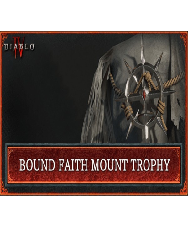 Diablo IV - Bound Faith Mount Trophy DLC Battlenet Key 